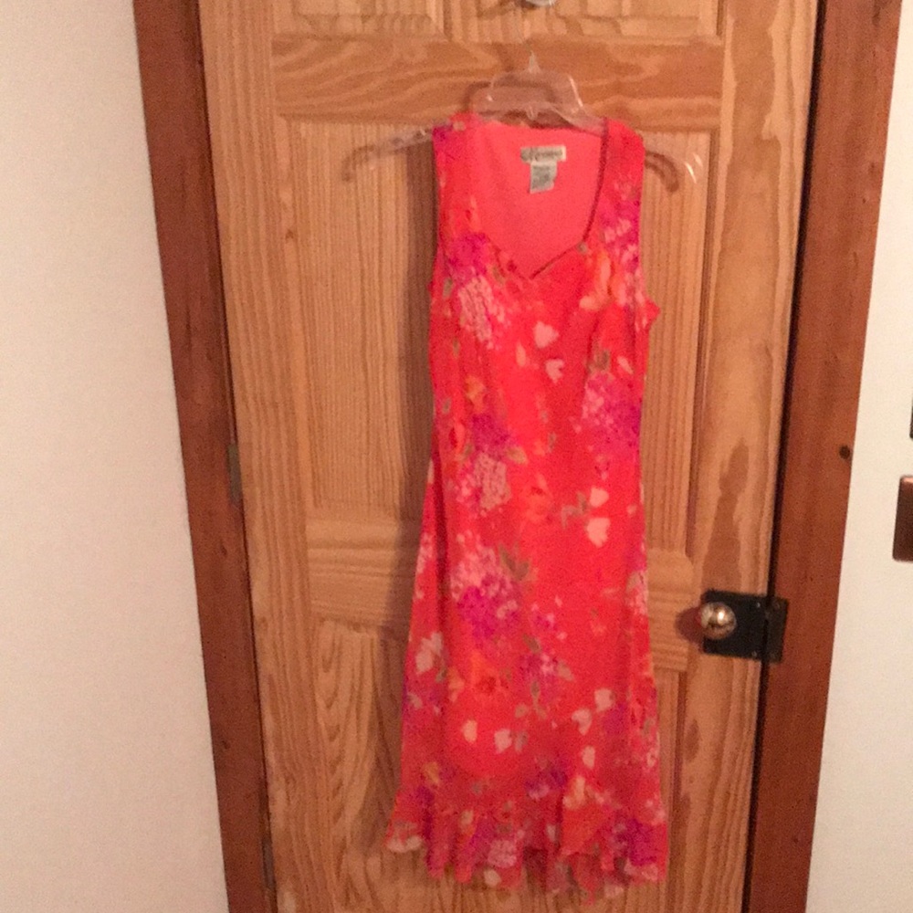 Salmon color dress